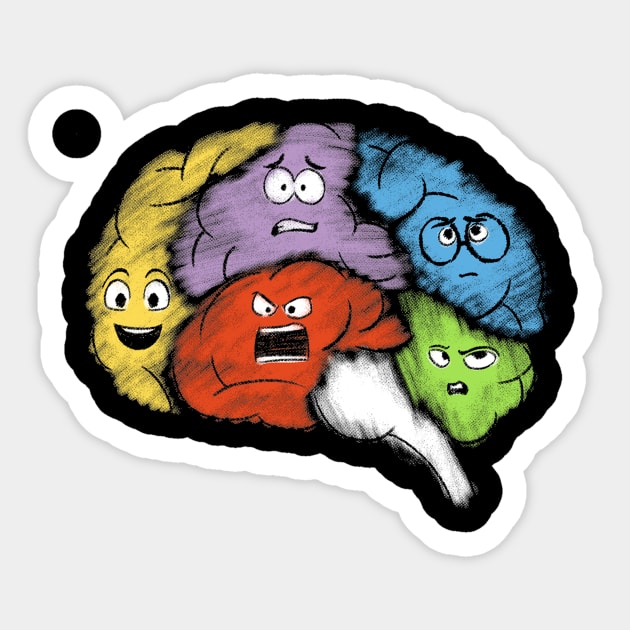 brain Sticker by satriyaarya